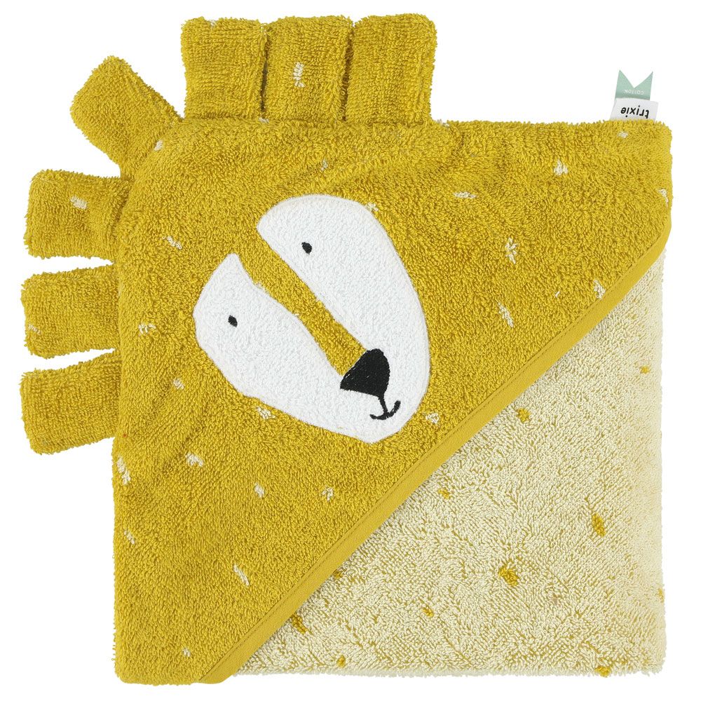 Trixie - Hooded towel (75cm x 75cm) - Mr. Lion
