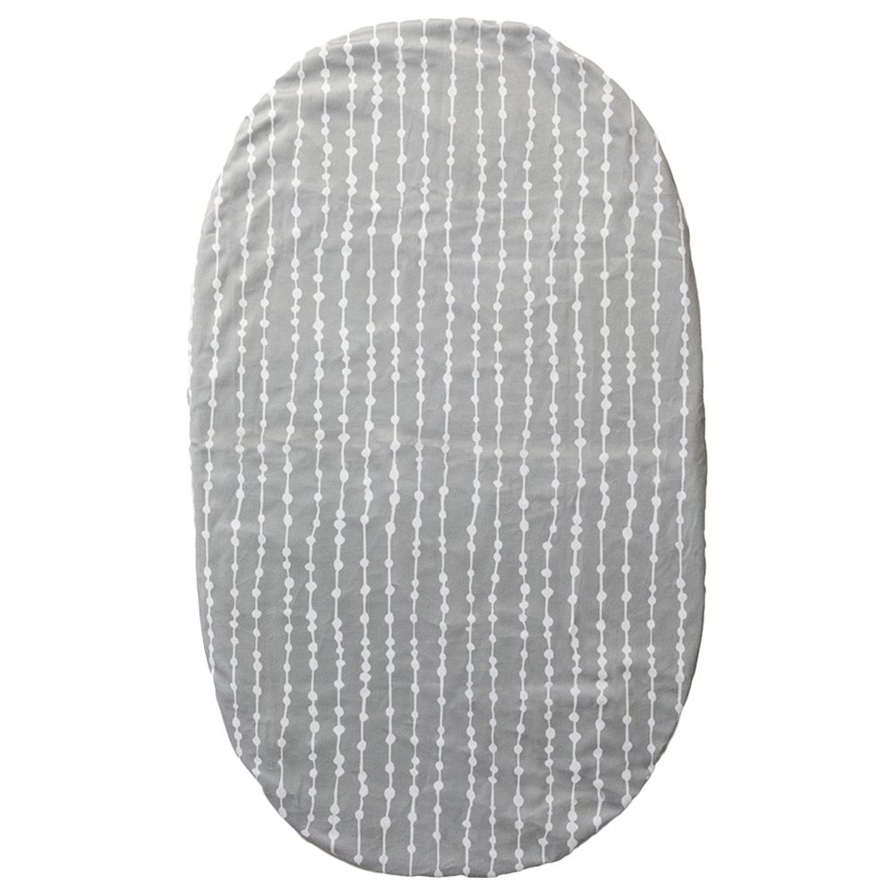 4moms - MamaRoo Sleep Bassinet Waterproof Sheet - Grey Beads