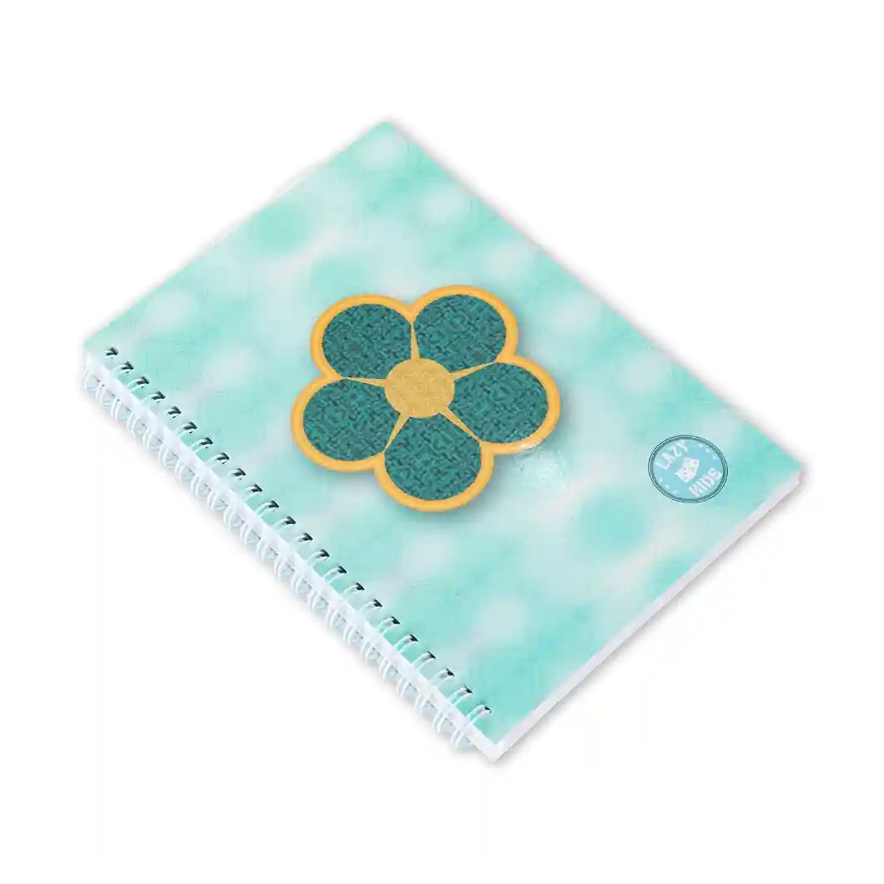 Eazy Kids - Notebook Spiral Diary - Daisy Flower Green