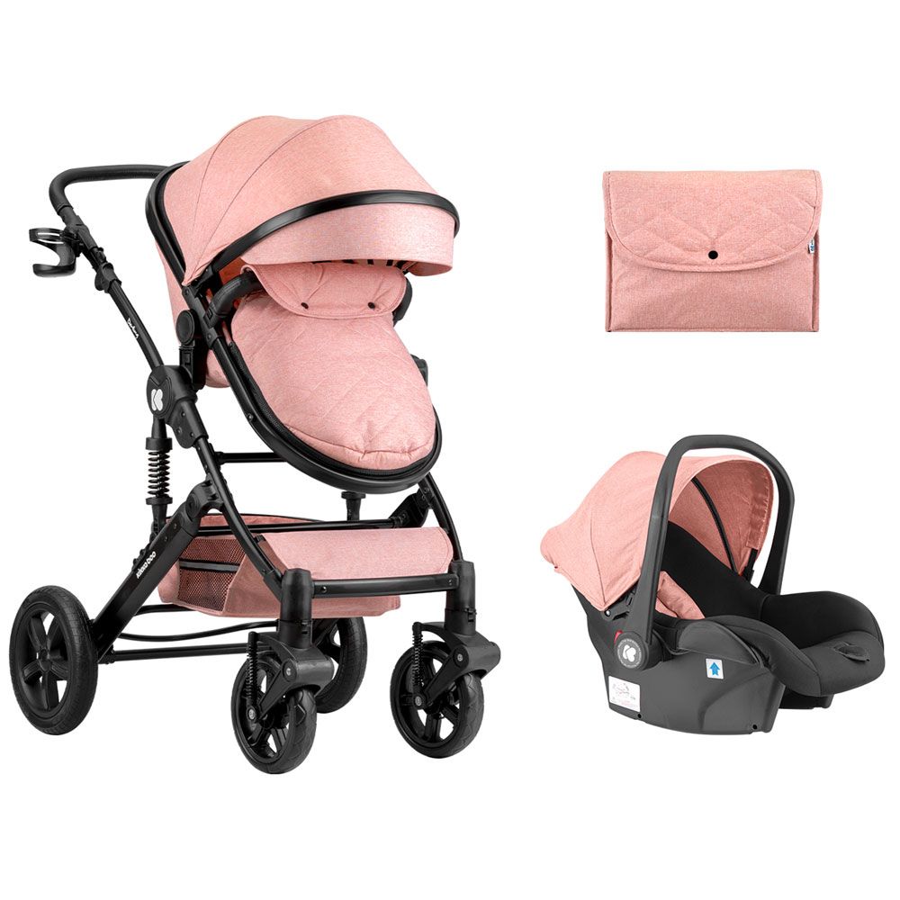 KikkaBoo - Stroller Darling 3 in 1 - Pink