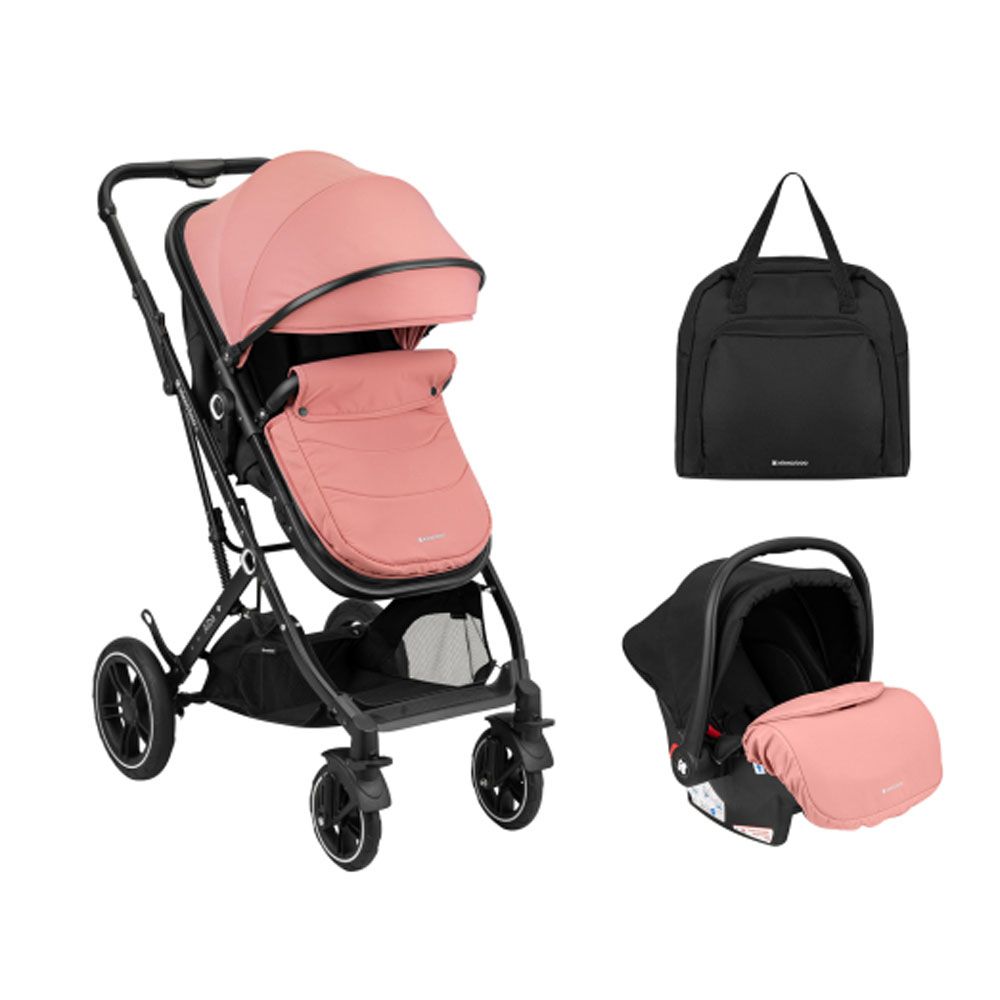 KikkaBoo Stroller Alba 3 in 1 -  Pink