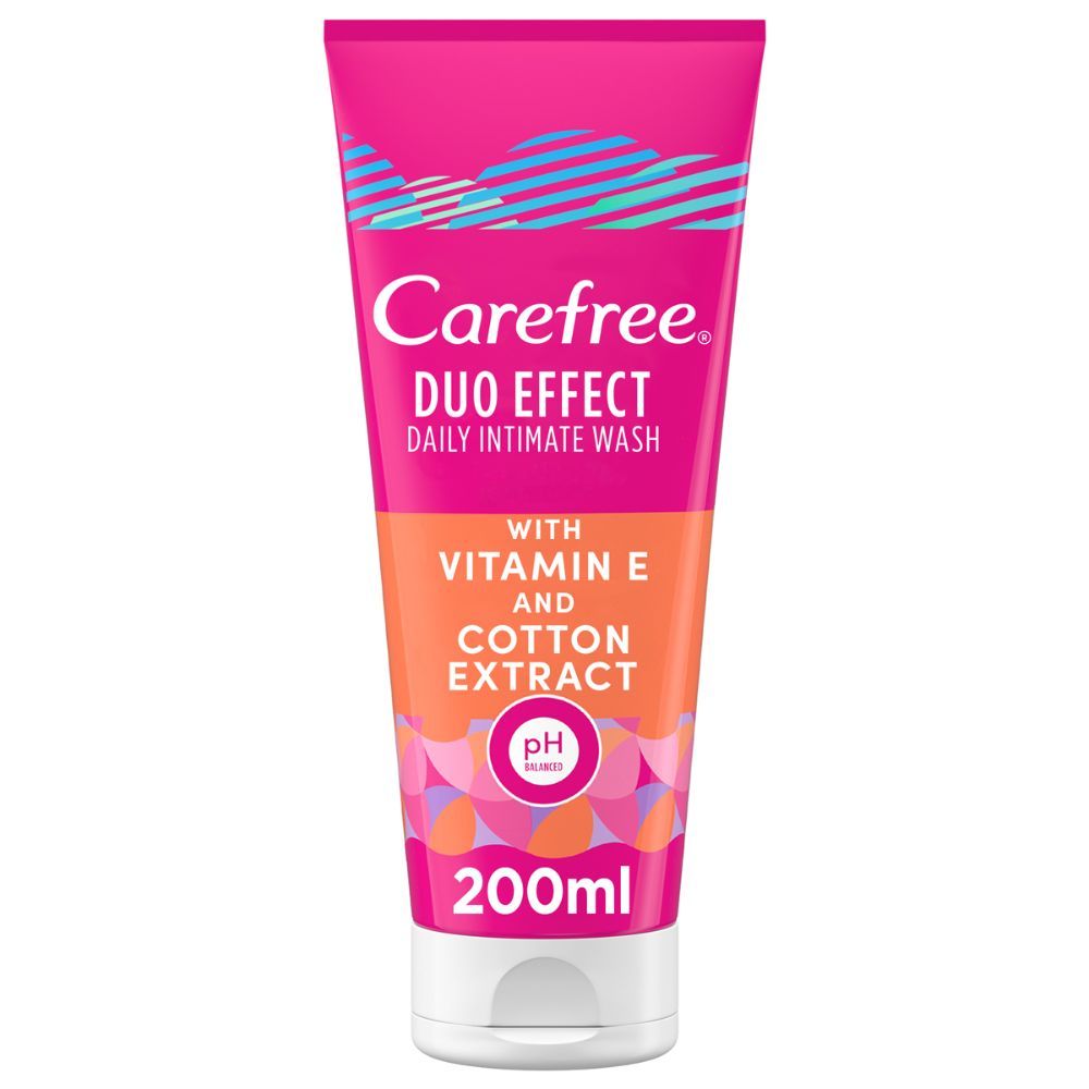 Carefree Daily Intimate Wash Vitamin E Cotton Extract 200ml