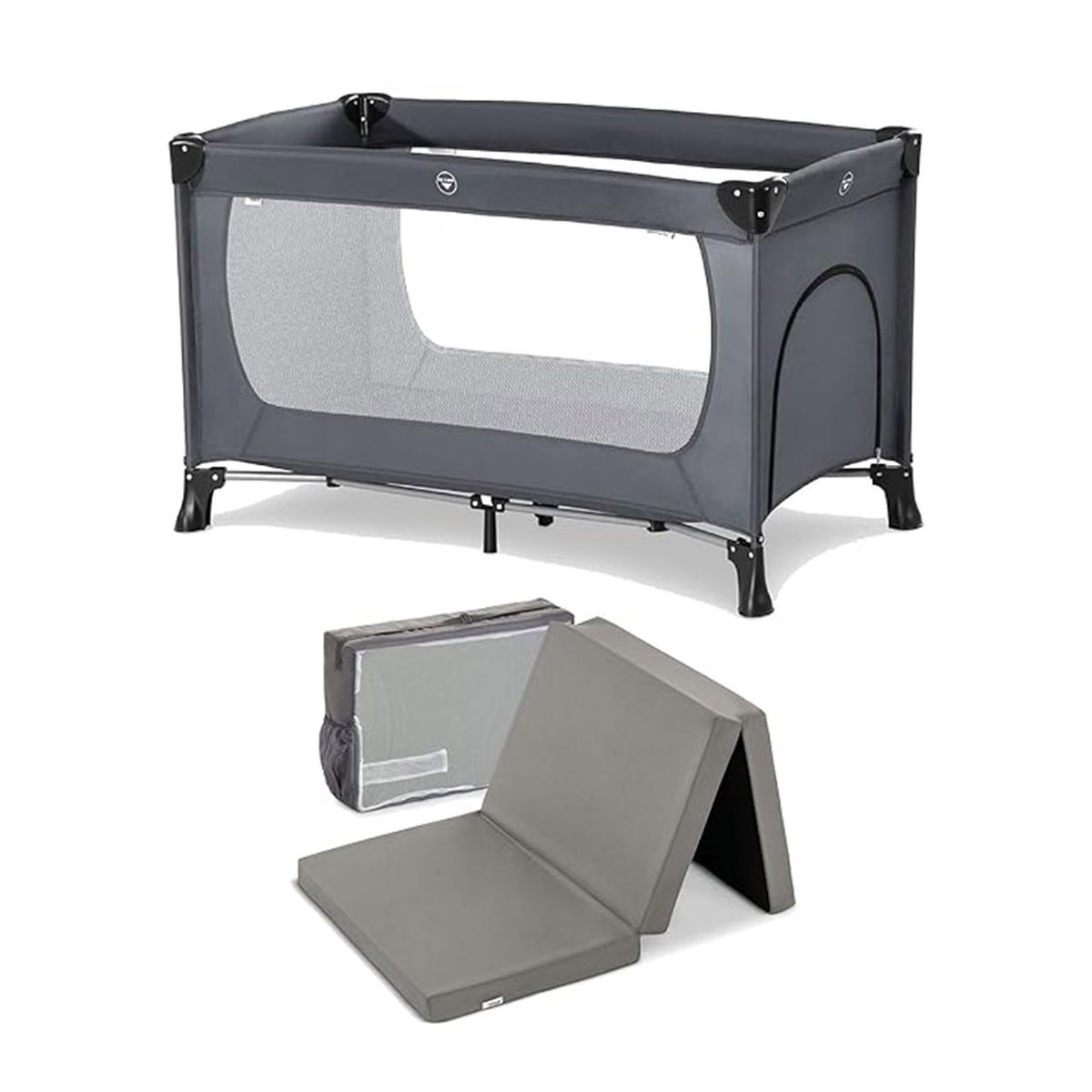 Hauck Dream N Play Plus Travel Bed - Grey