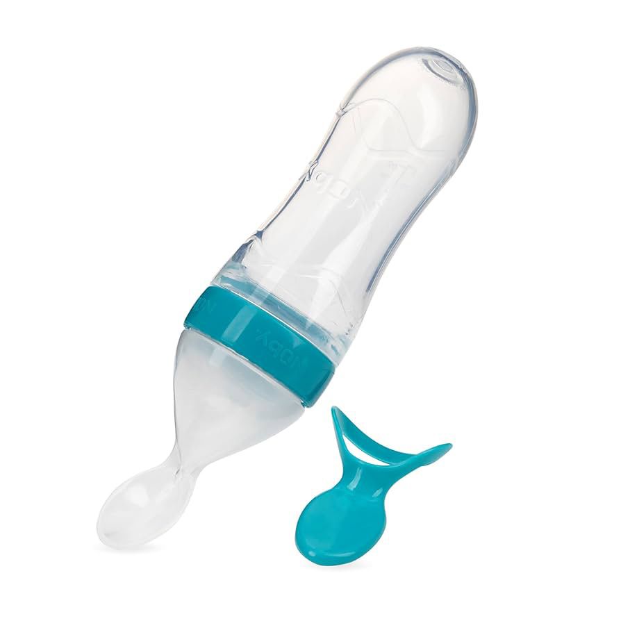 Nuby - Squeeze Spoon 90ml 3+m - Blue