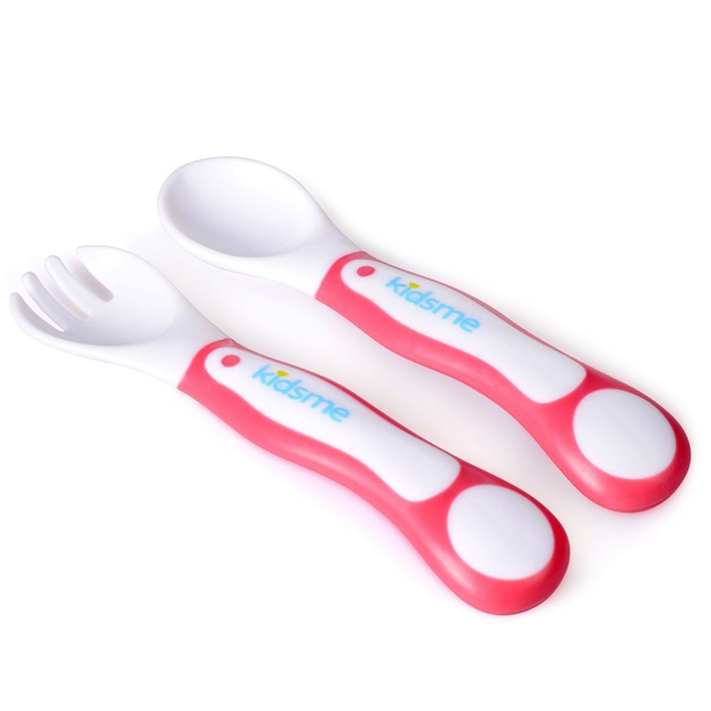 Kidsme - My First Spoon and Fork Set +6 months 2 pcs - Lavender