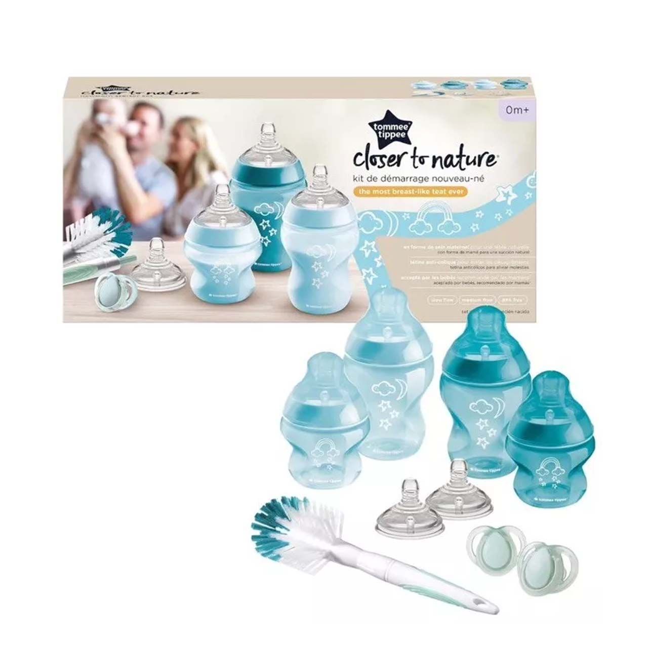Tommee Tippee - Closer to Nature Newborn Starter Set - Blue 0+m