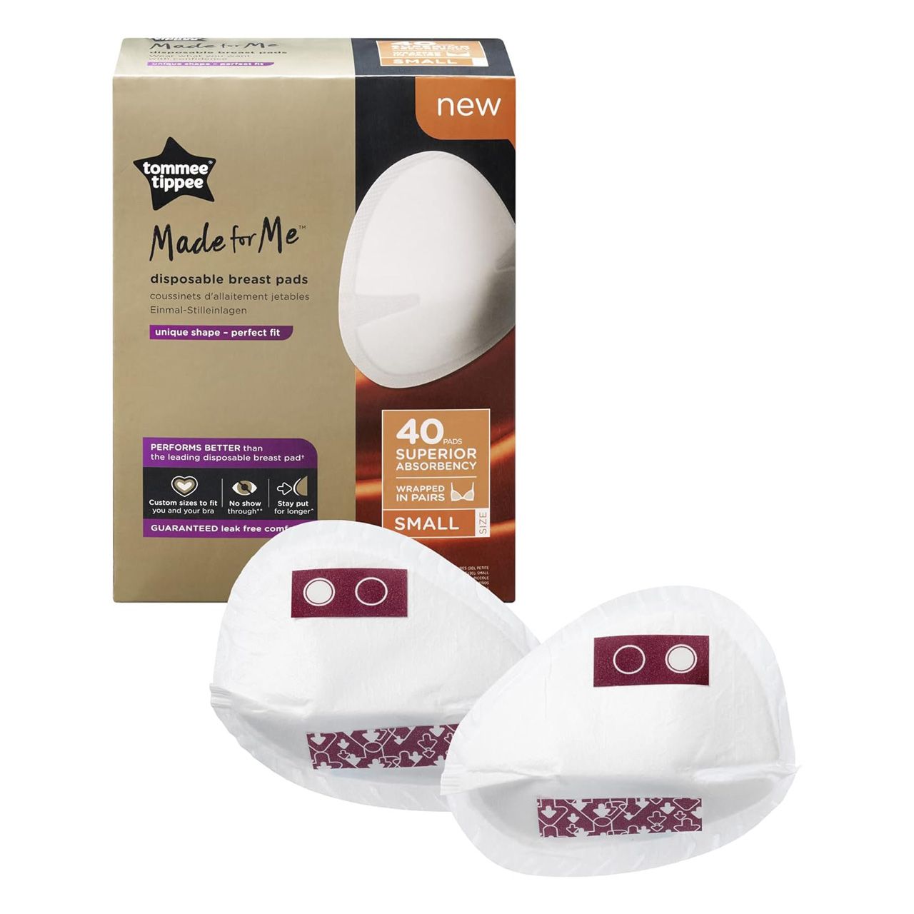 Tommee Tippee - Made For Me - Disposable Breast Pads - 40pcs - Small