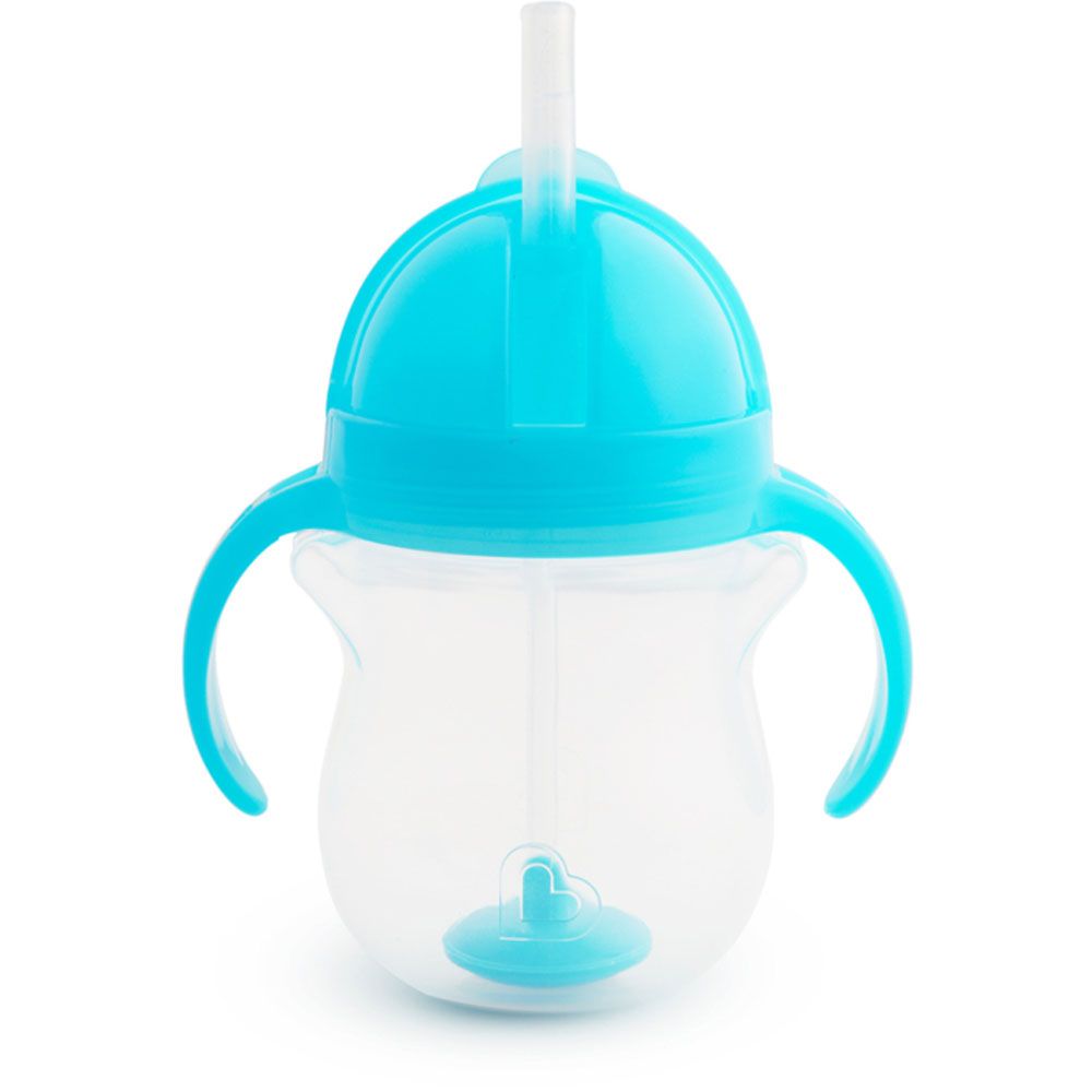Munchkin - Any Angle™ Click Lock Weighted Straw Trainer Cup 207 ml - 6+ months - Blue