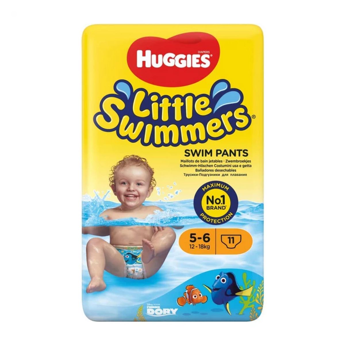 Huggies - Little Swimmers Pants Size 12-18kg 5-6y - 11pcs