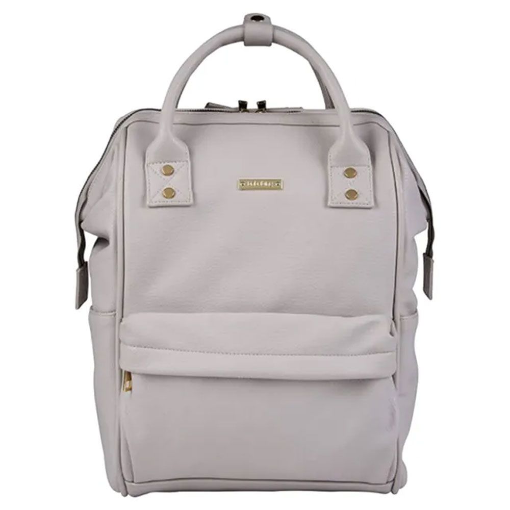 Bababing - Mani Vegan Leather Backpack - Blush Grey