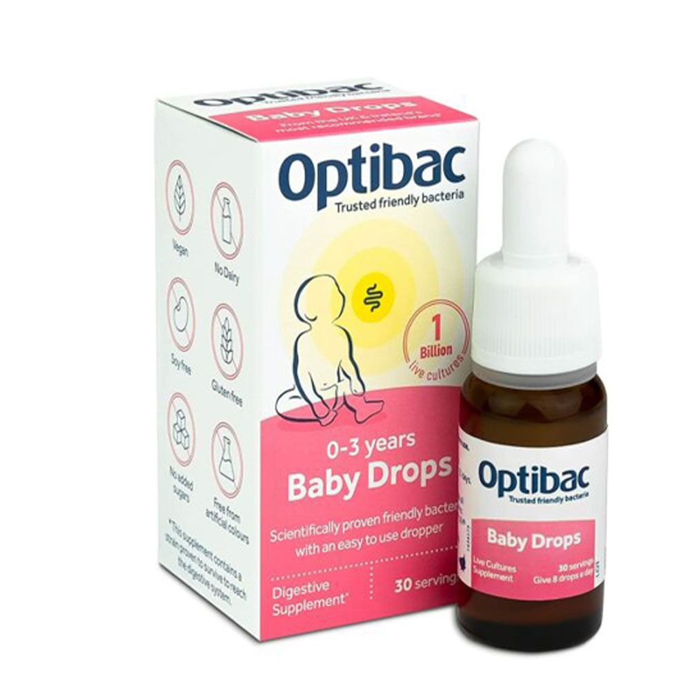 Optibac baby Drops bacteria, 0 - 3 years, 30 serving