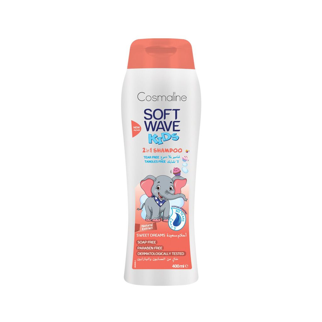 Cosmaline - Soft Wave 2 in 1 Shampoo 400ml - Pink