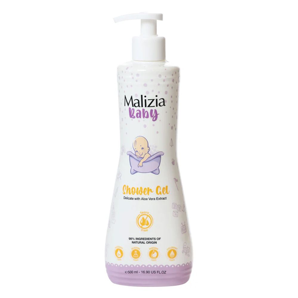 Malizia - Shower Gel Delicate With Aloe Vera Extract - 500 ml