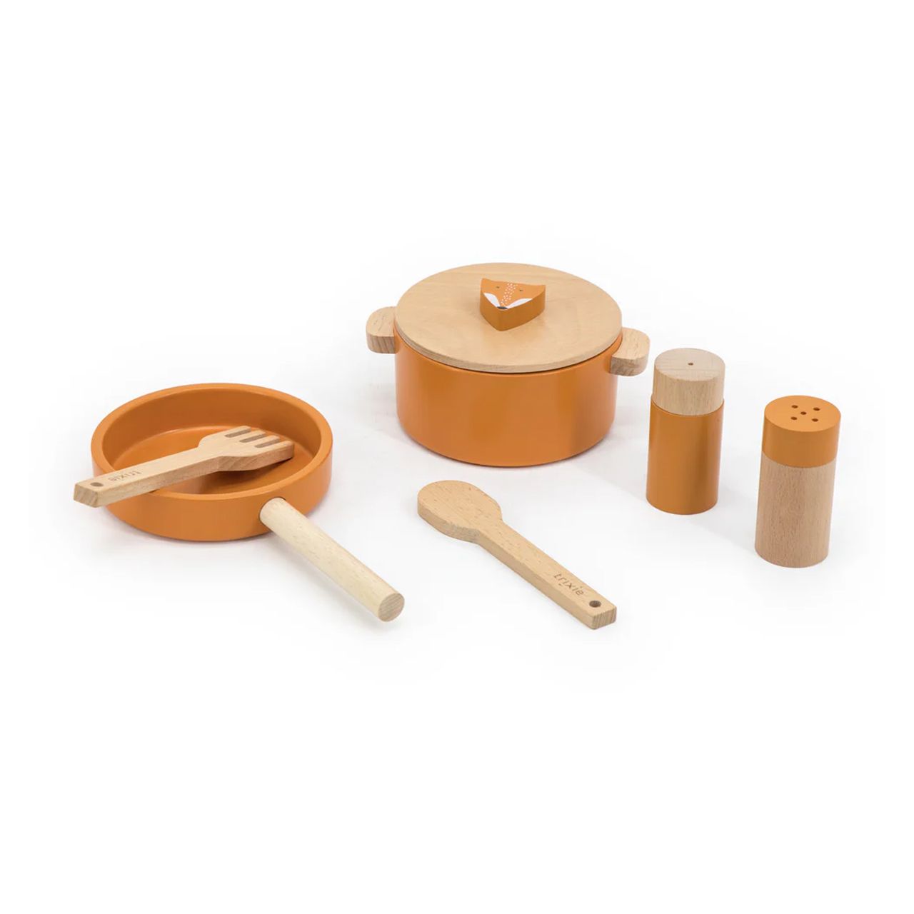 Trixie - Wooden Cooking Set - Mrs. Fox