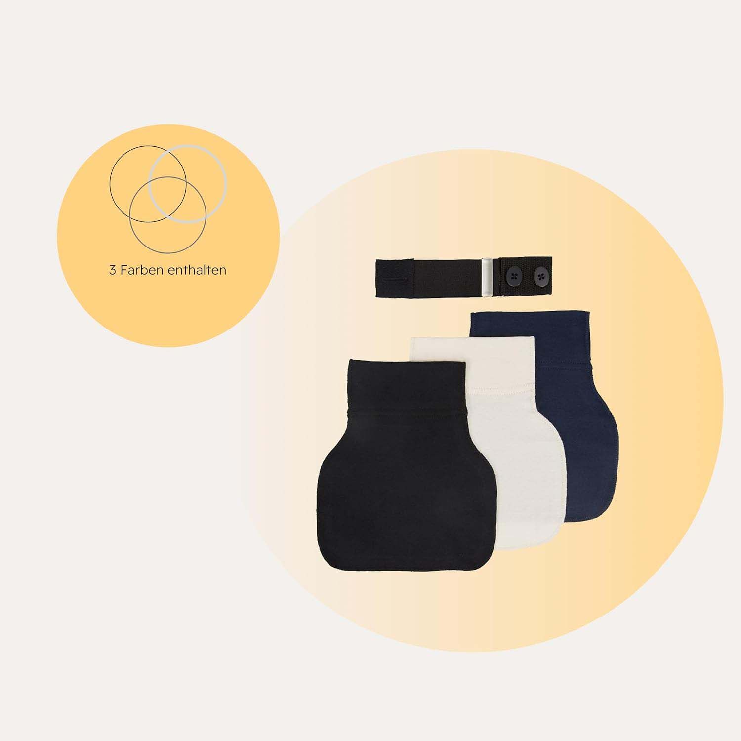 Carriwell - Mum To Be - Organic Flexi-belt Waist Expander - 3 Pcs