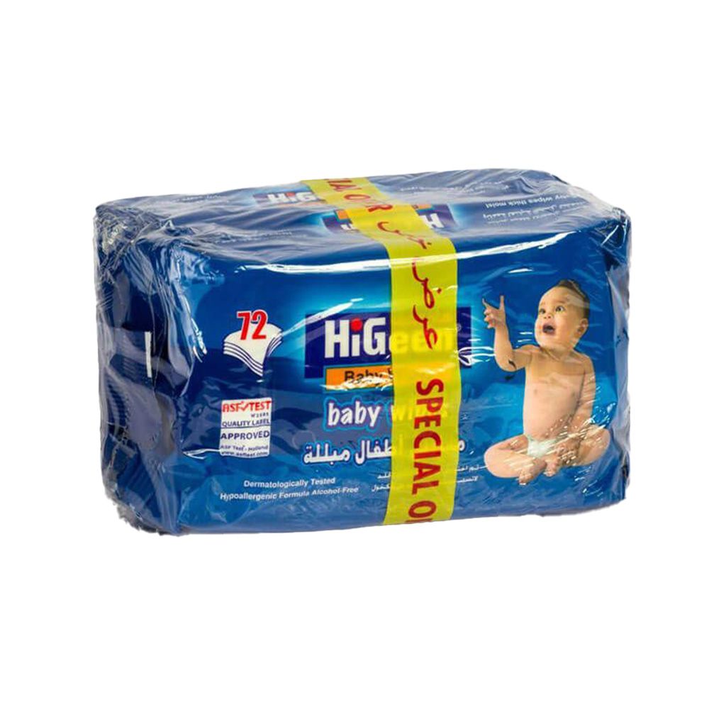 Higeen - Baby Wipes - 72 pcs
