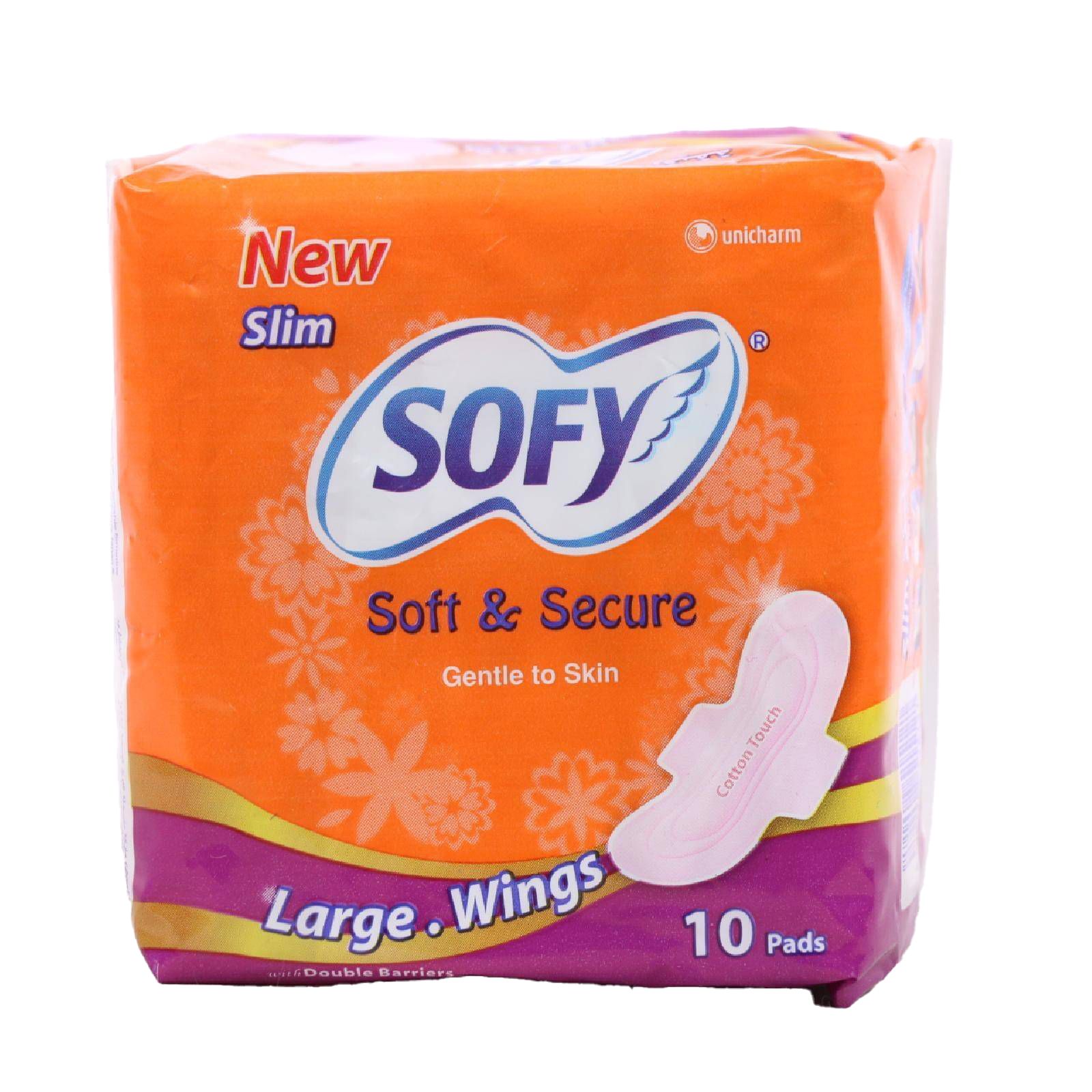 Sofy - Slim Soft & Secure Large Wings 10pcs