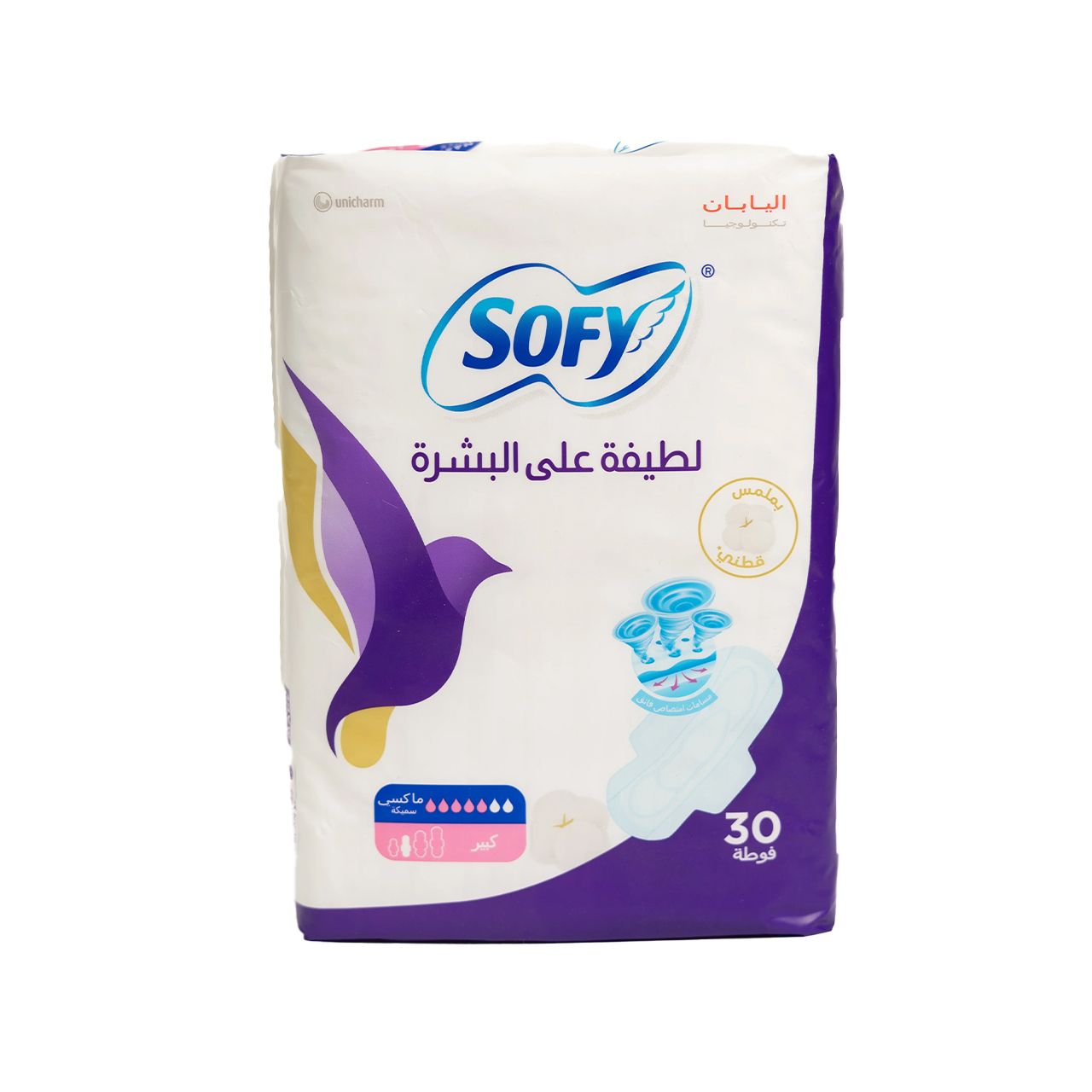 Sofy - Sofy Slim Pad Large With Wings - 30Pcs