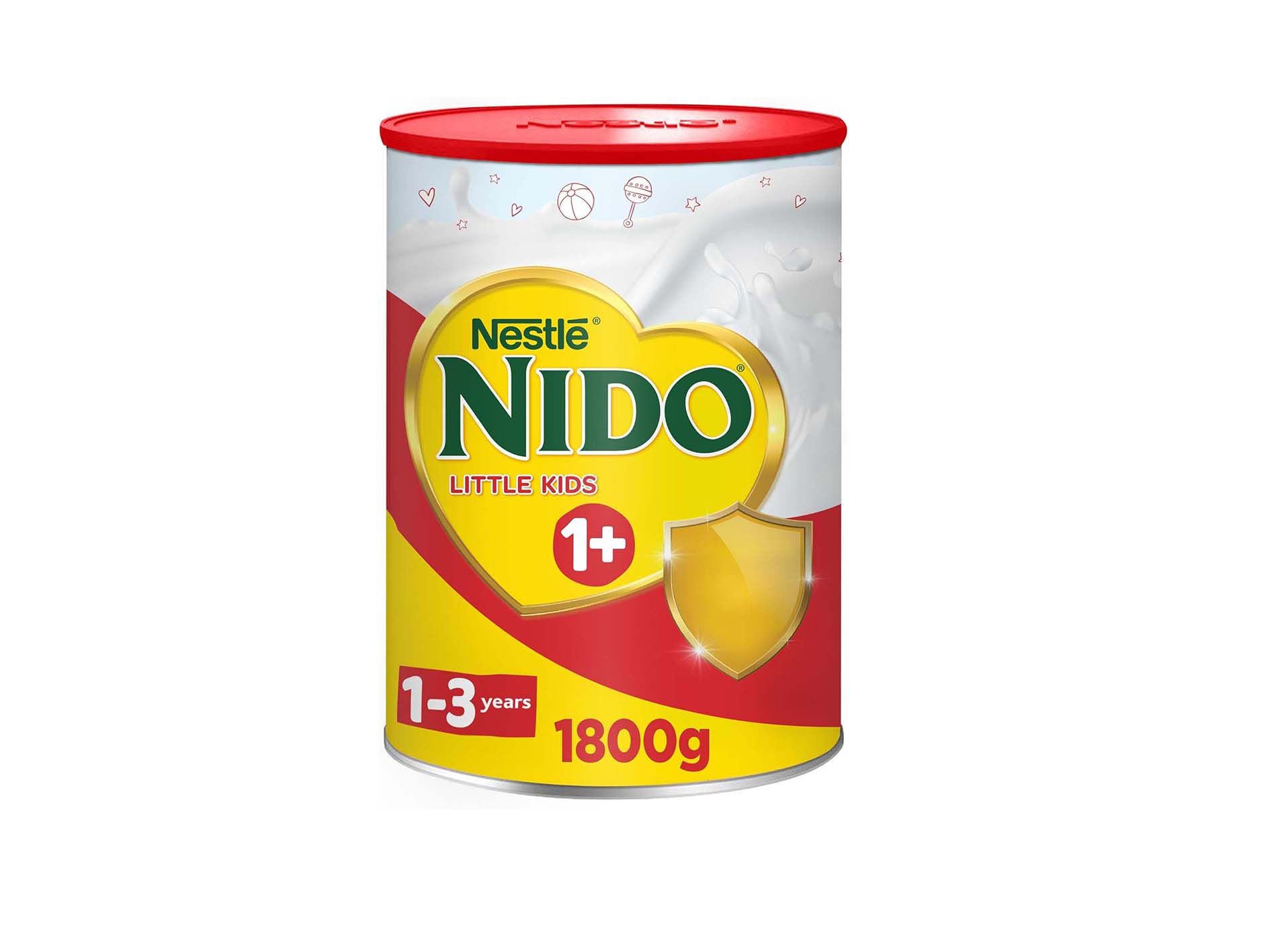Nestle - Nido Little Kids Milk +1 for 1-3 Years - 1800g