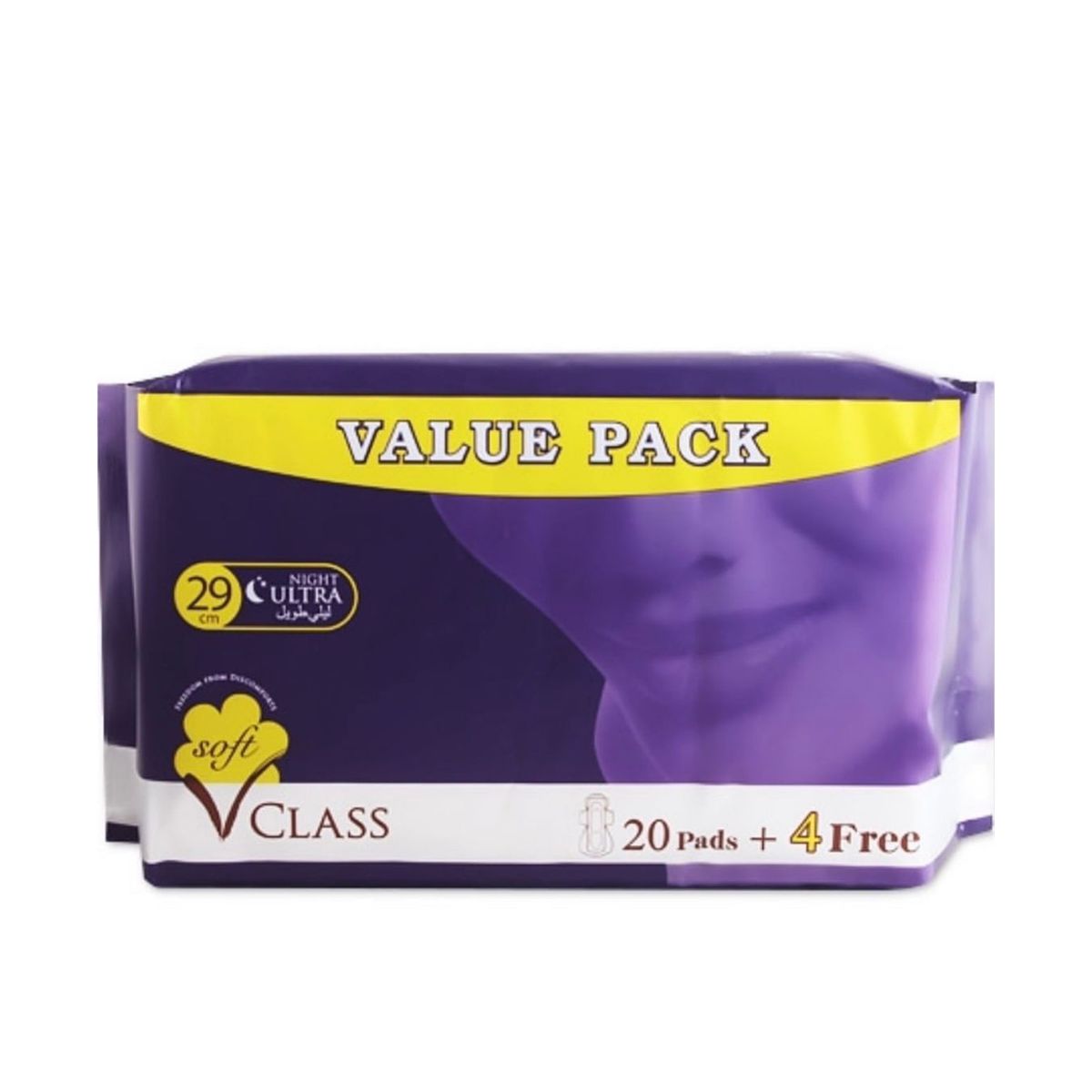 Vclass - Soft Night Ultra - 20+4 Pads - 29CM