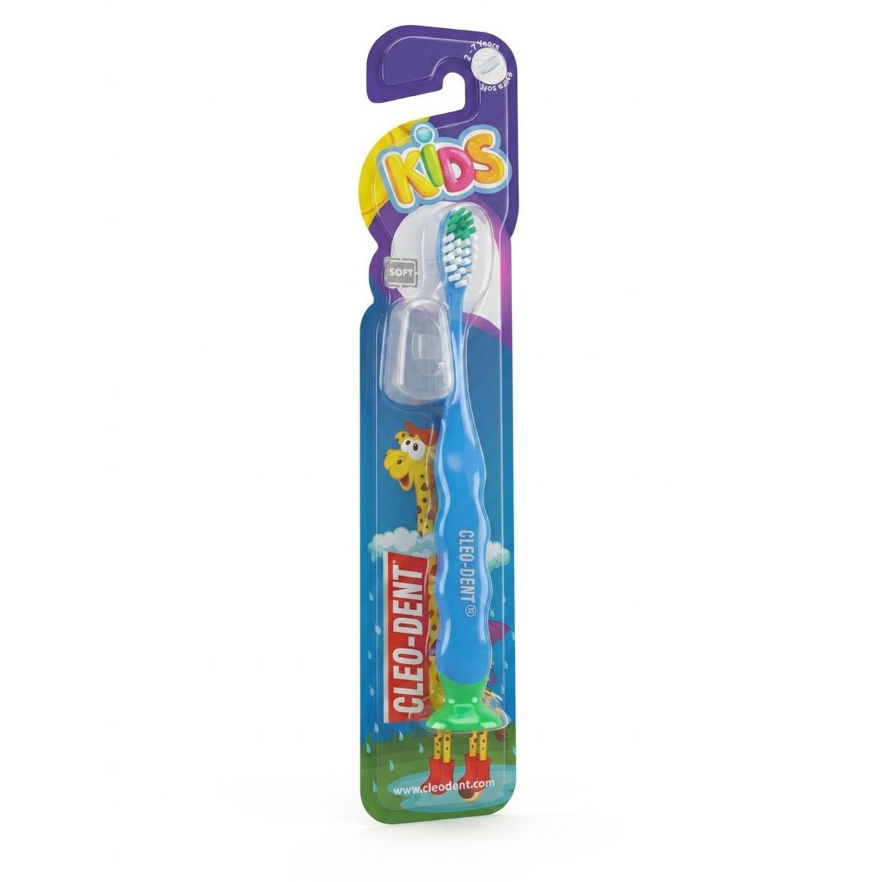 Cleo-Dent - Toothbrush Kids Soft - 2-7y - Blue