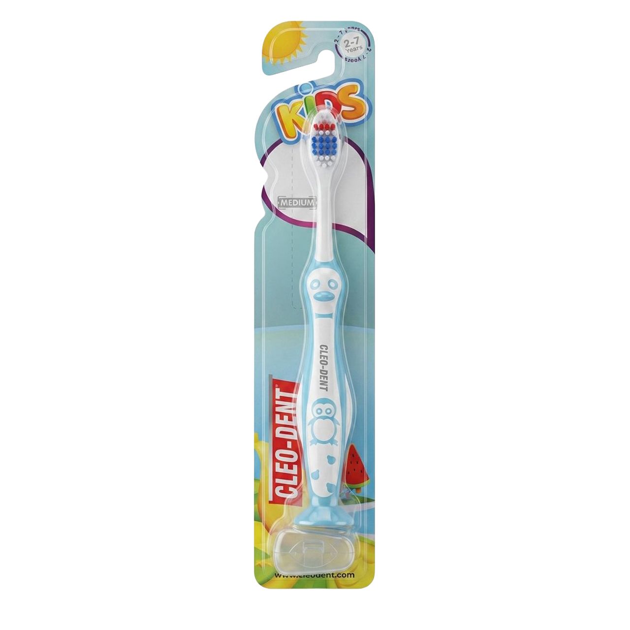 Cleo-Dent - Toothbrush Kids Penguin - 2-7y - Blue
