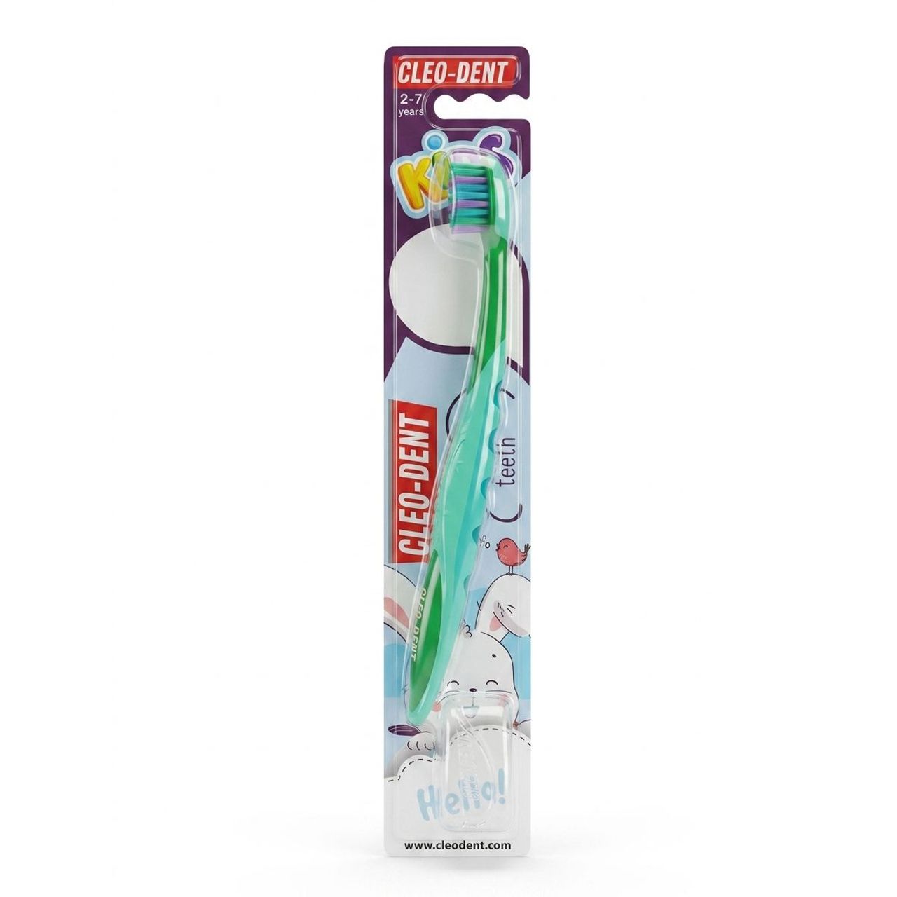 Cleo-Dent - Toothbrush Kids Hello - 2-7y - Green