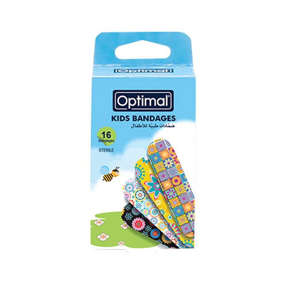 Optimal - Kids Bandages - Blue -16 Pcs