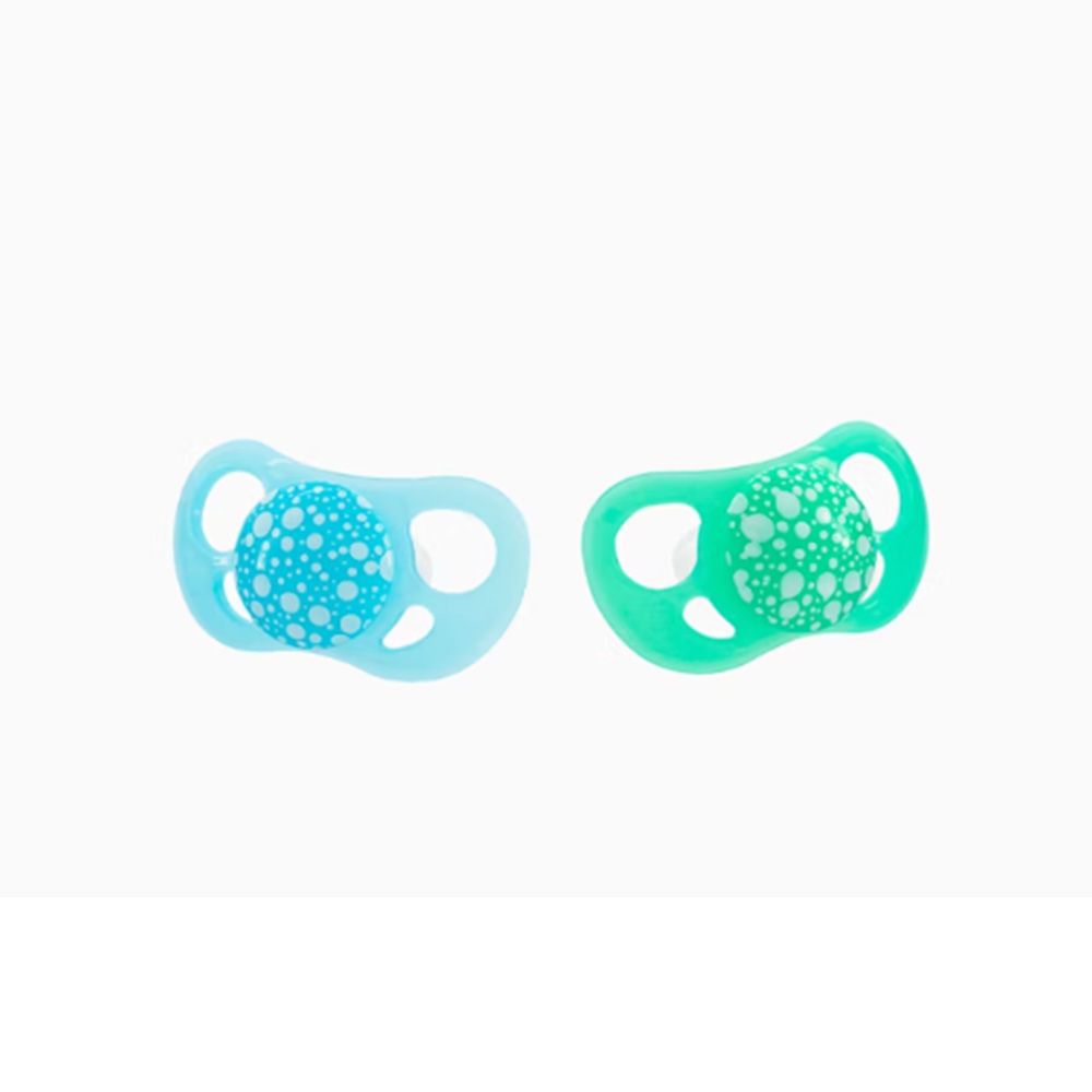Twistshake - Baby Pacifier +6 months 2 pcs - Green and Blue