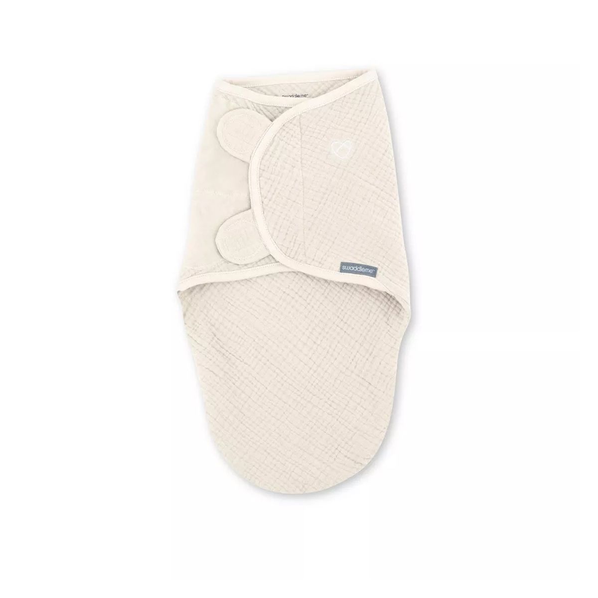 SwaddleMe - Ingenuity Muslin Original Swaddle 0-3m - 1pk - Cream