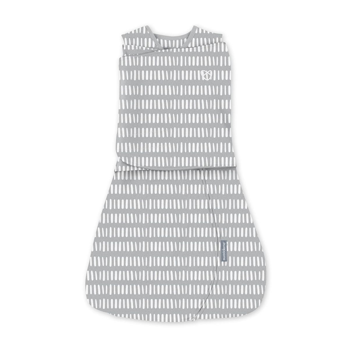 SwaddleMe - Ingenuity Arms Free Convertible Baby Swaddle - 3-6m - 1pk - Dashed Lines