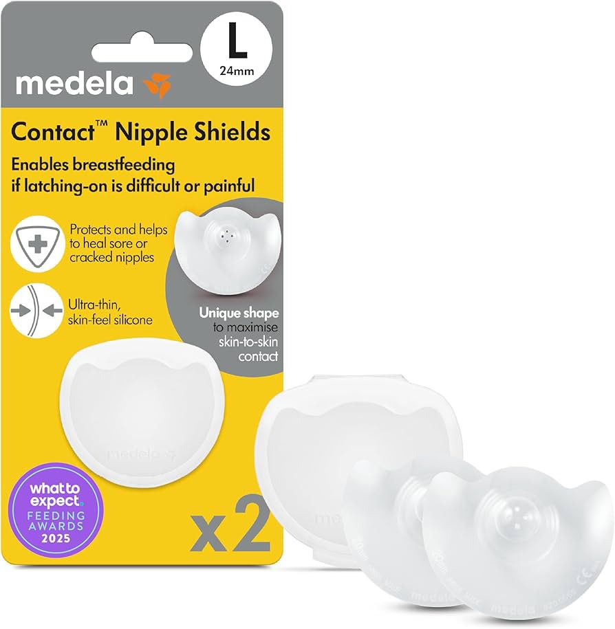 Medela - Contact Nipple Shields 24 mm - Large (2 Pcs)