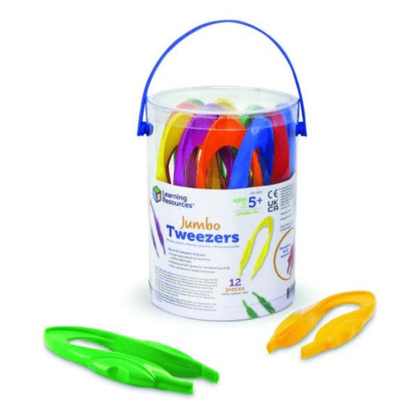 Learning Resources - Jumbo Tweezers, Set of 12