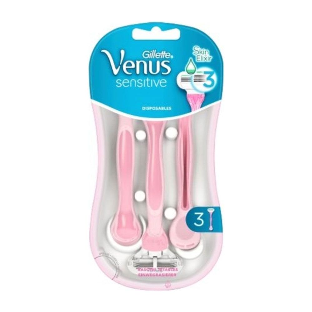 Gillette Venus - Sensitive - 3pcs - pink