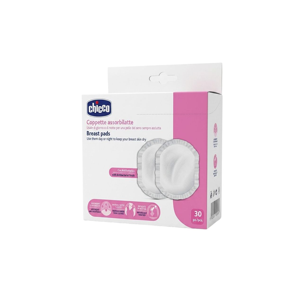 Chicco - Breast Pads 30pcs - White