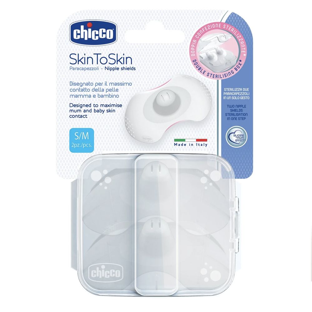 Chicco Skin To Skin Nipple Shields (S/M)