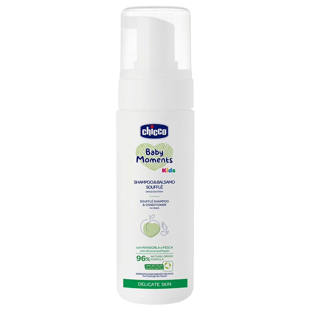 Chicco - Baby Moments Kids Souffle Shampoo & Conditioner - 150ml