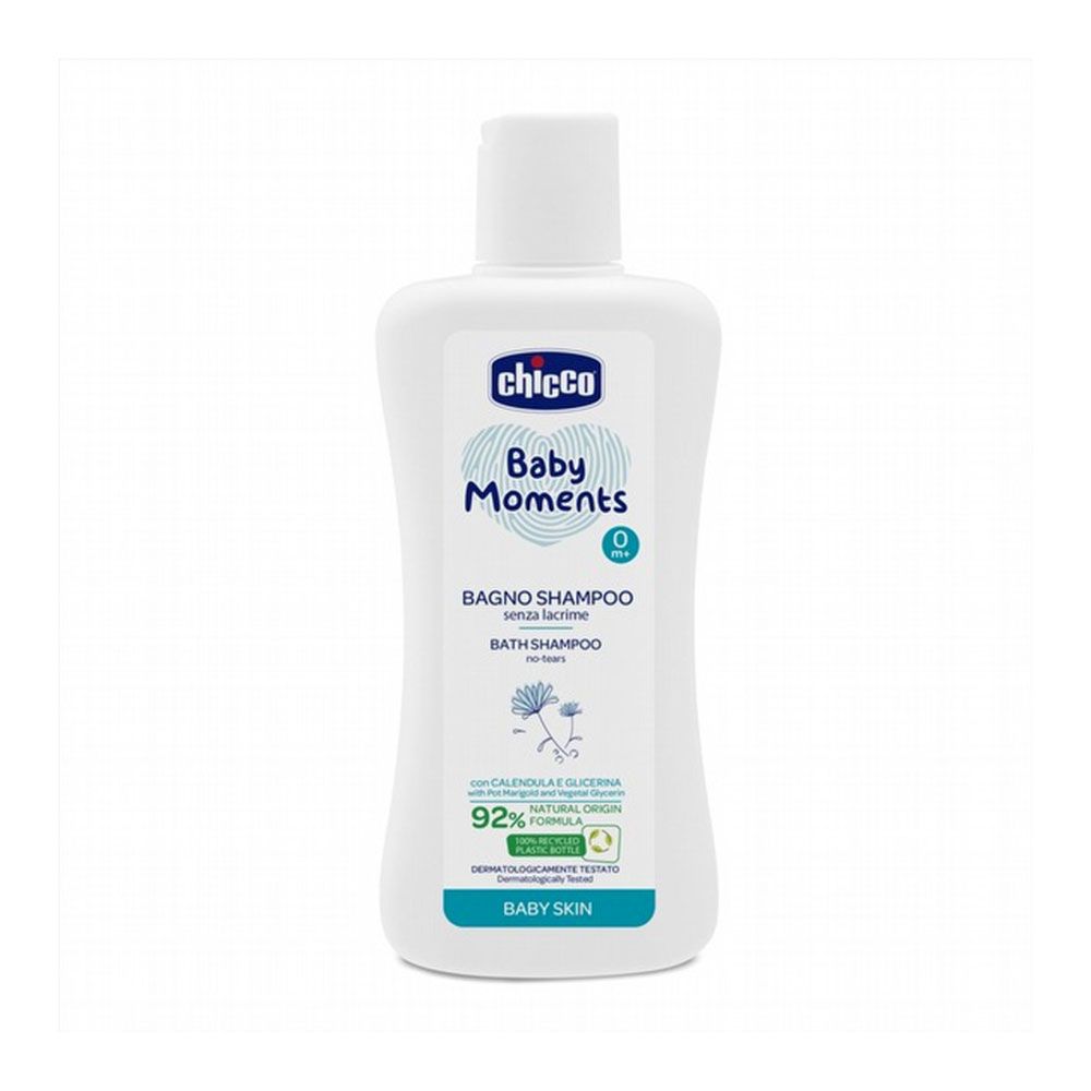 Chicco Baby Moments Bath Shampoo No-Tears - 200ml