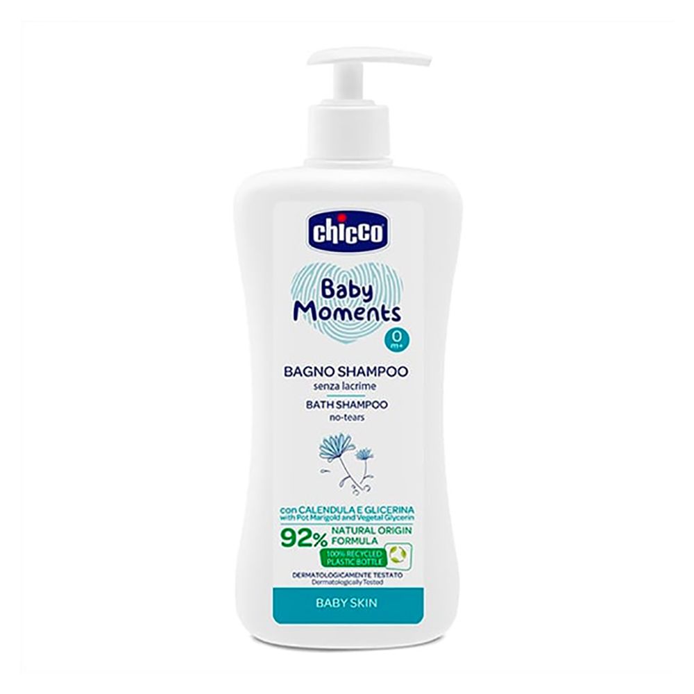 Chicco Baby Moments Bath Shampoo No-Tears - 500ml