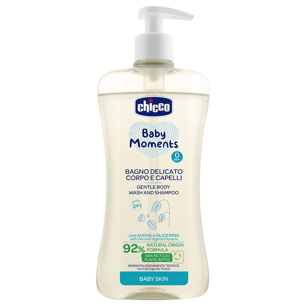 Chicco - Baby Moments Gentle Body Wash & Shampoo - 500ml
