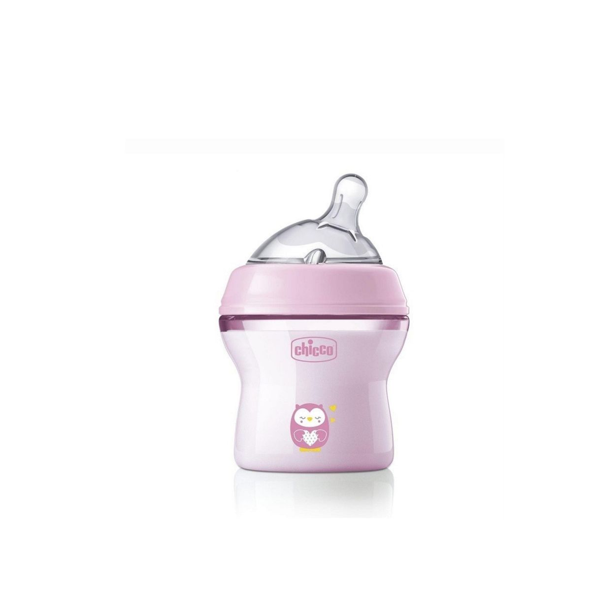 Chicco - Naturalfeeling Feeding Bottle 150ml Slow flow 0M+ Plastic - Pink