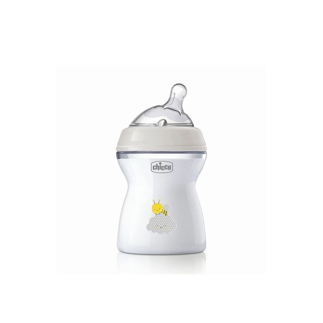 Chicco - Naturalfeeling Feeding Bottle 250ml Slow flow 2M+ Plastic - White