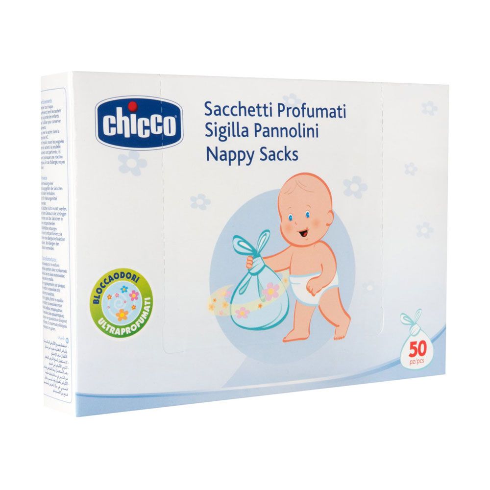Chicco - Scented Diaper Seals +0 Months - 50 pcs