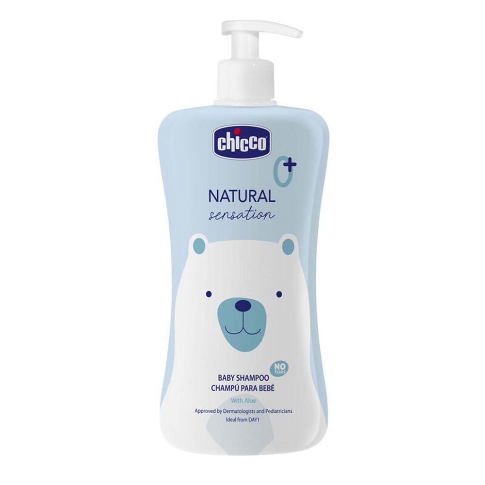 Chicco - Natural Sensation Baby Shampoo with Aloe 500 ml