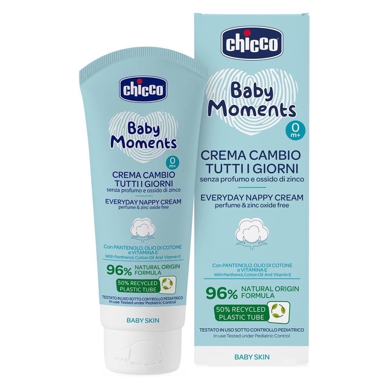 Chicco - Baby Moment Crema Cambio Tuttii Giorni 0+m 100ml