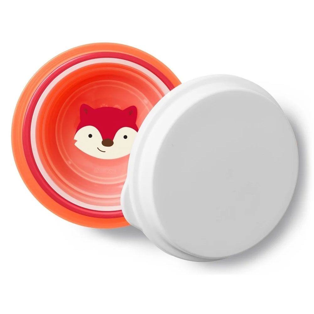 Skip Hop - Zoo Smart Serve Non-Slip Bowls - Fox - 6+ month - 3 pcs