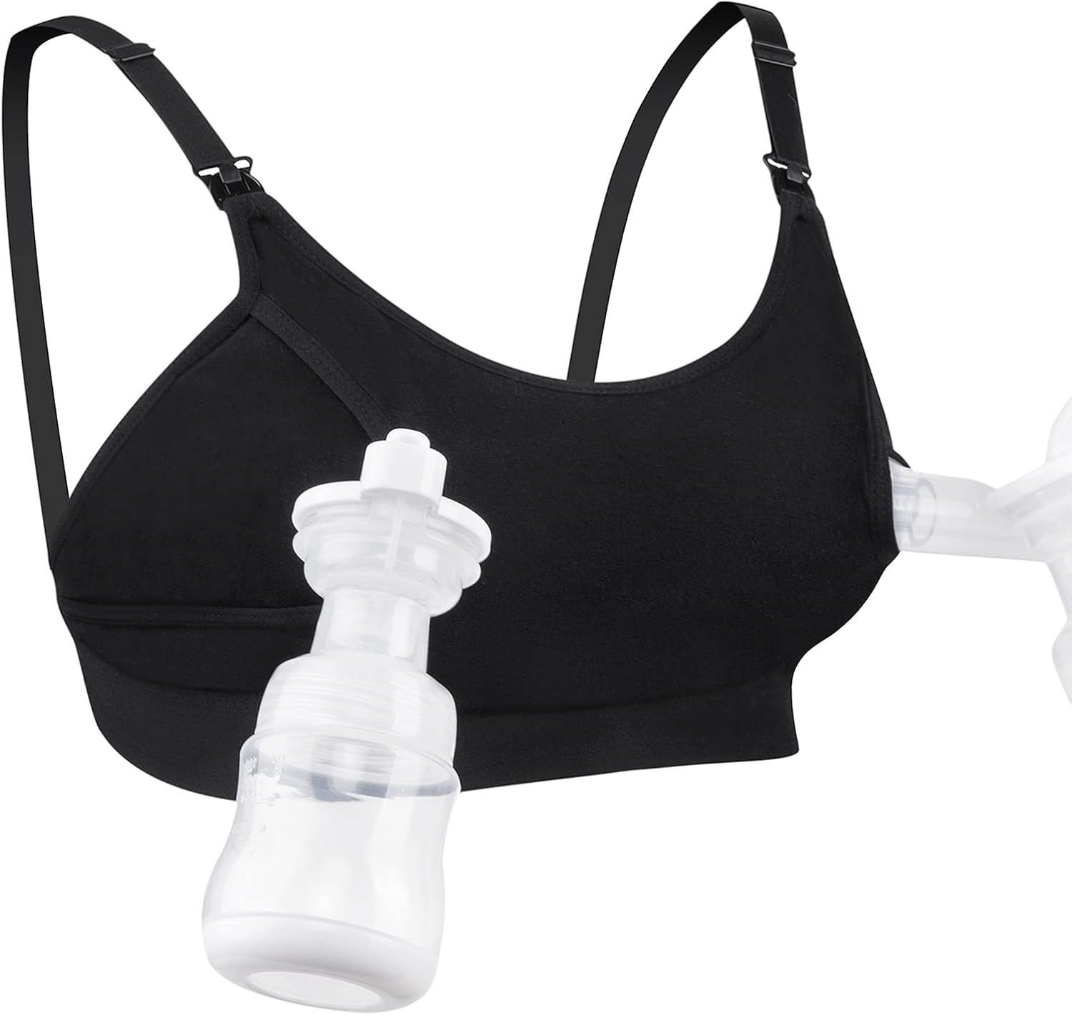 Momcozy - Hands Free Pumping Bra L - Black