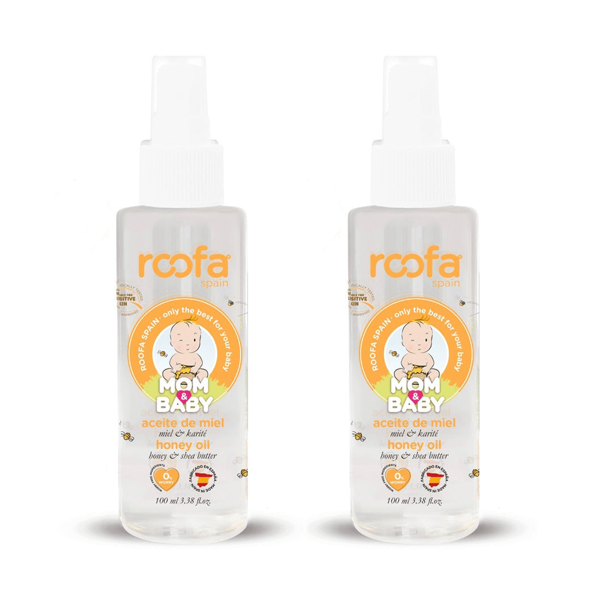 Roofa - Hony Massage Oil Hony & Shea Butter - 100ml