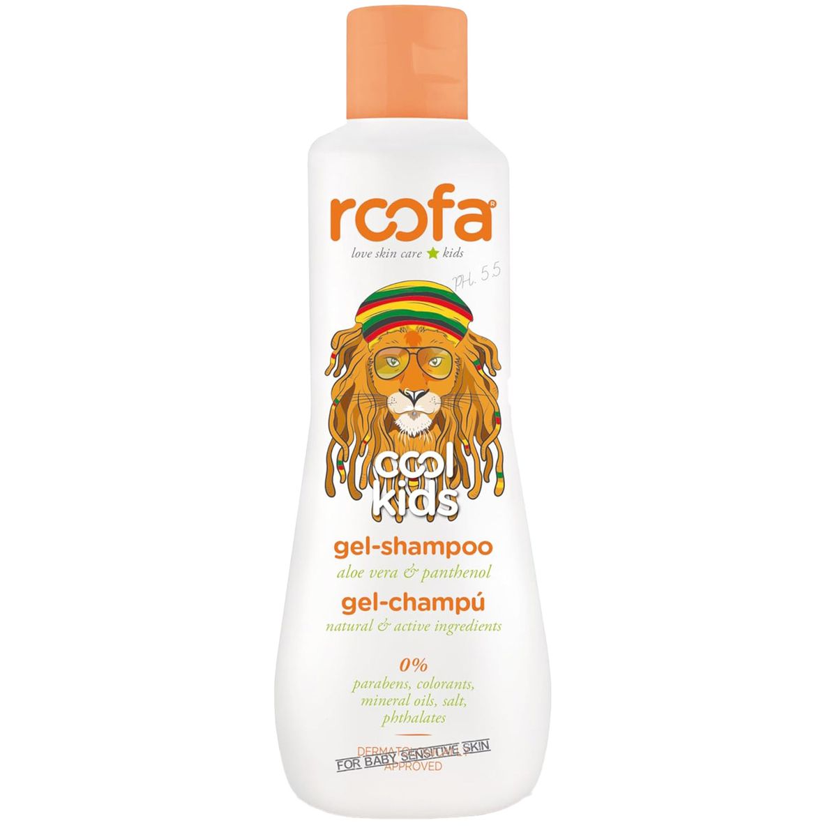 Roofa - Cool Kids Gel Shampoo Aloe Vera & Panthoenol - 300ml