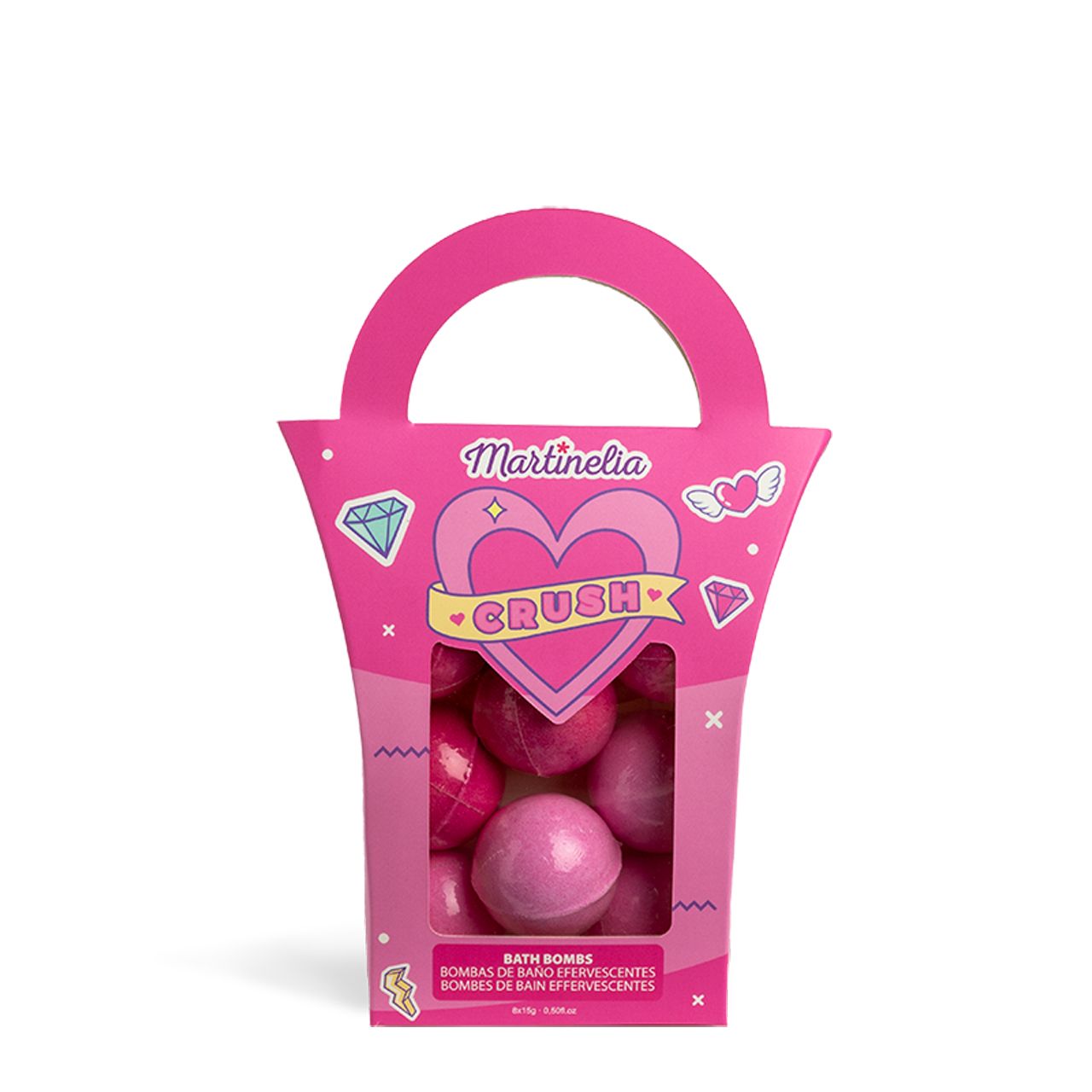 Martinela - Bath Fizzer Bomba De Bano - Pink